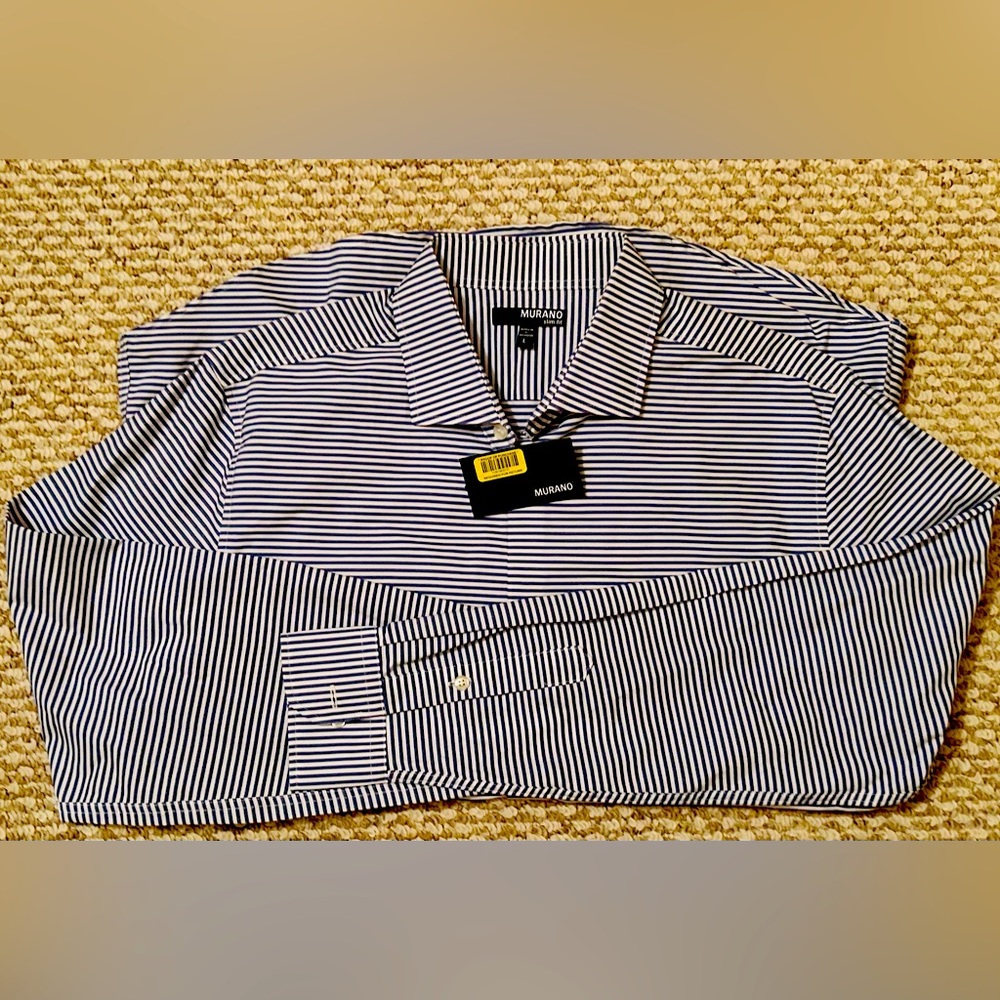 Murano Mens dress shirt Large Slim fit